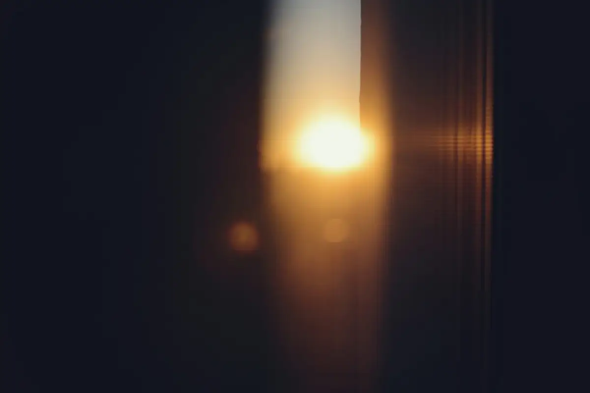 Warm daylight falling gently through a window across a quiet room